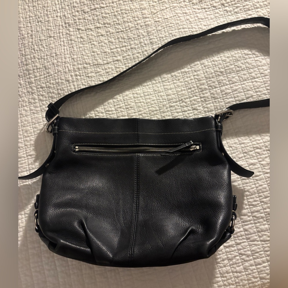 Coach Black Leather Shoulder Bag